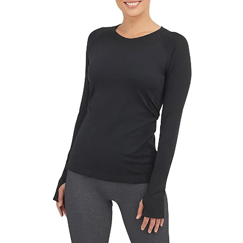 Women's Clothing Outfit Set Womens Seamless Long Sleeve T-Shirt