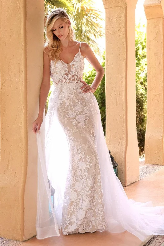 Women's Sporty Clothes Off White 2 Cinderella Divine CD931W Long Formal Bridal Wedding Dress Sale