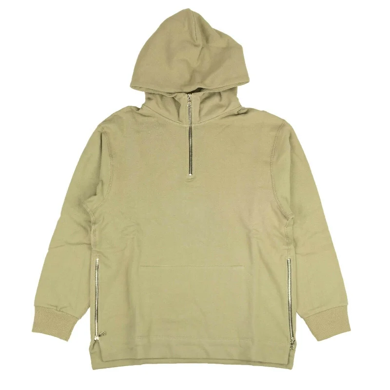 Casual Apparel For Women John Elliott 1/2 Zip Villain Hoodie - Sand Green