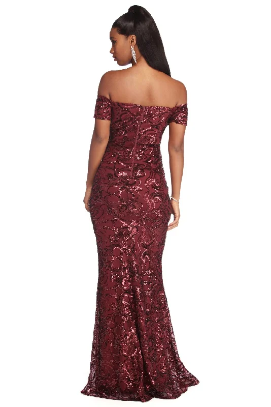 Casual Attire For Women Talia Formal Sequin Long Dress