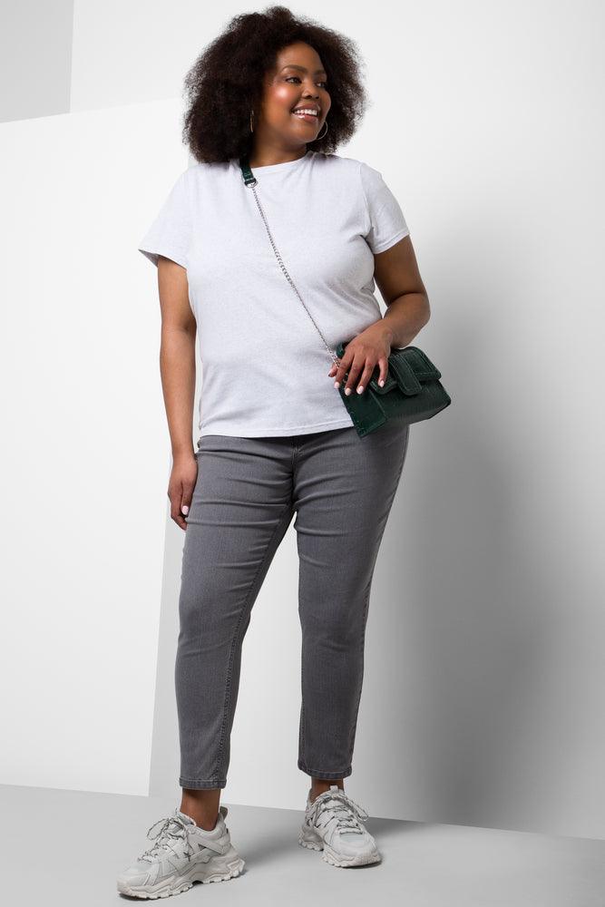 Women's Clothing For Travel Crew Neck Short Sleeve T-Shirt Grey