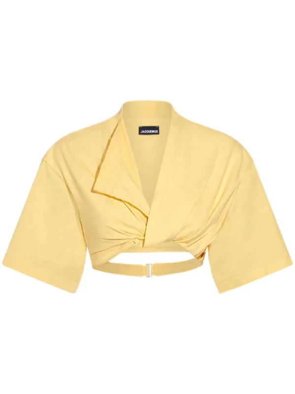 Women's Evening Attire Jacquemus Women's T-Shirts And Polos yellow