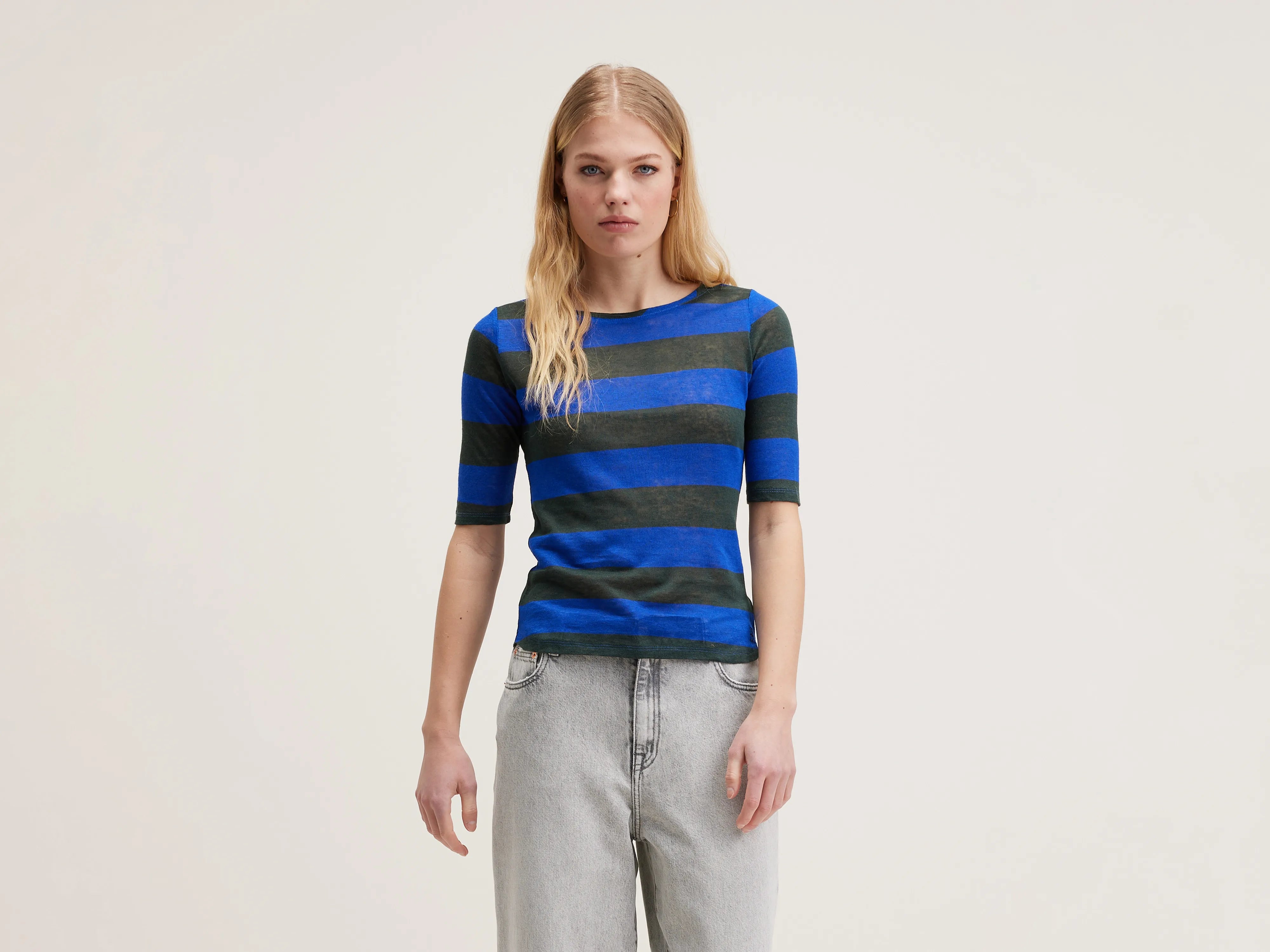 Women's Elegant Clothing Sets Seas slim t-shirt (242 / W / STRIPE A)