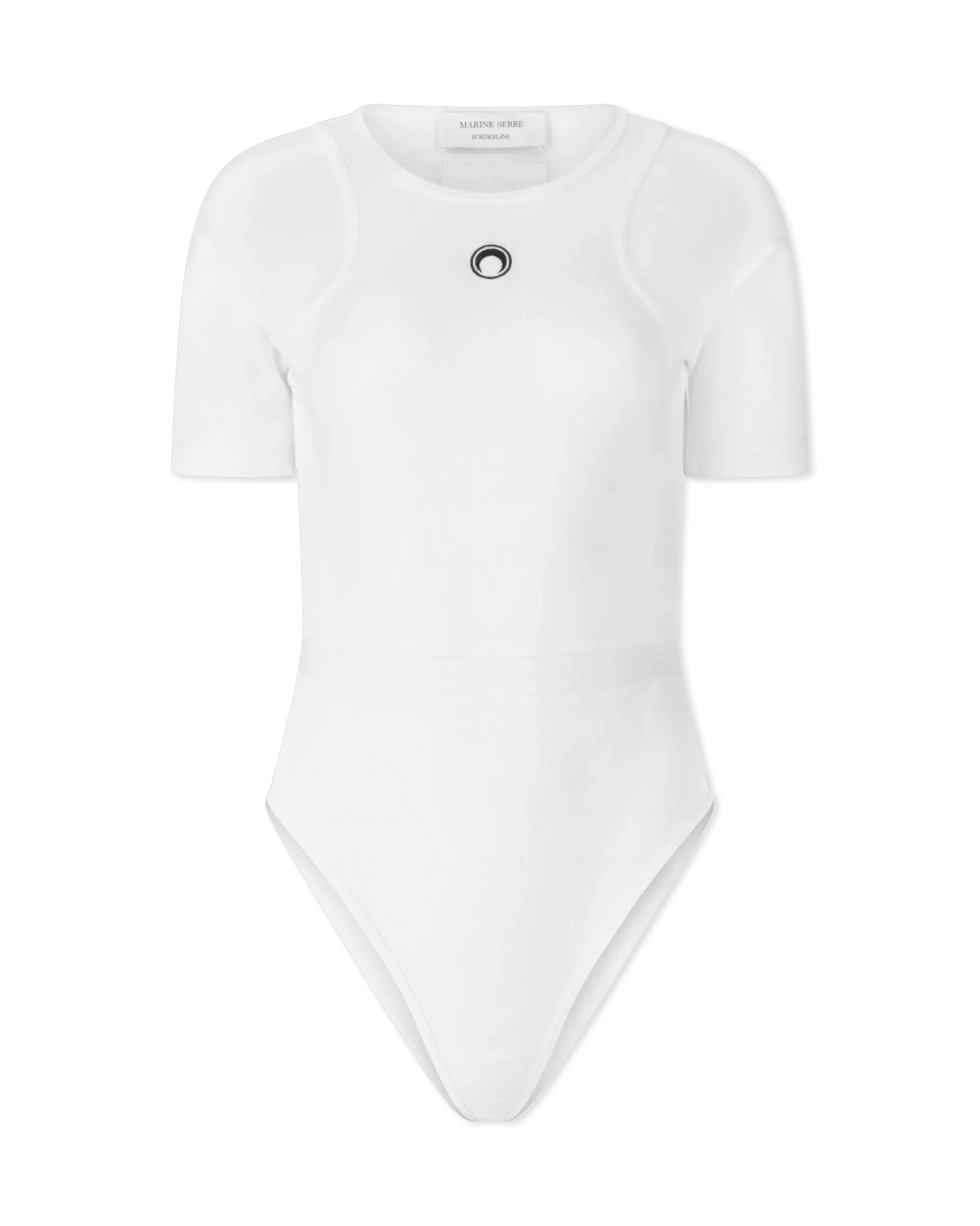Women's High-End Clothing Organic Cotton Ribbed Bodysuit