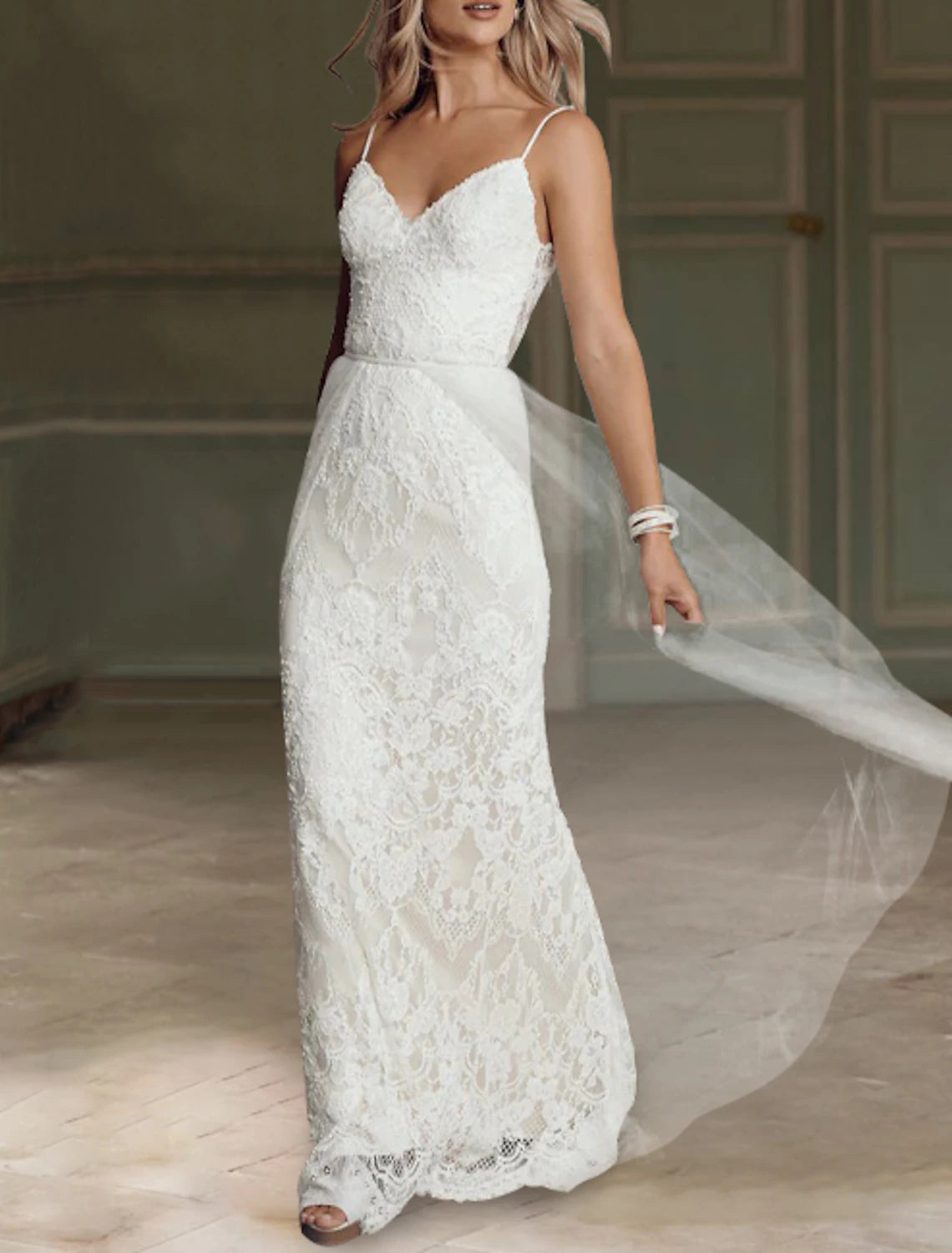 Classic Clothes For Women Beach Boho Wedding Dresses Separates Separates Separates Separates Tulle OverSkirts Bridal Gowns With Solid Color