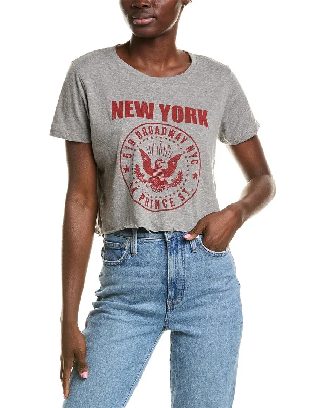 Women's Relaxed Outfit Prince Peter New York Prince Street Crop T-Shirt