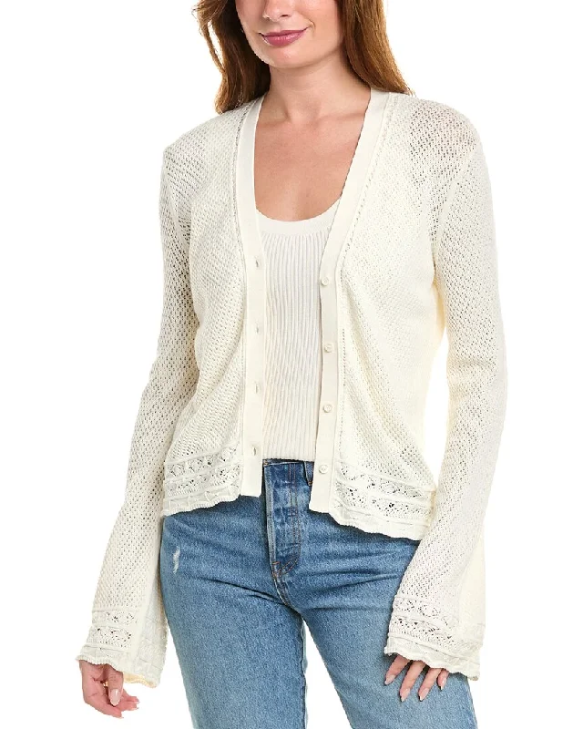 Women's Tops And Clothing FRAME Denim Pointelle Cardigan