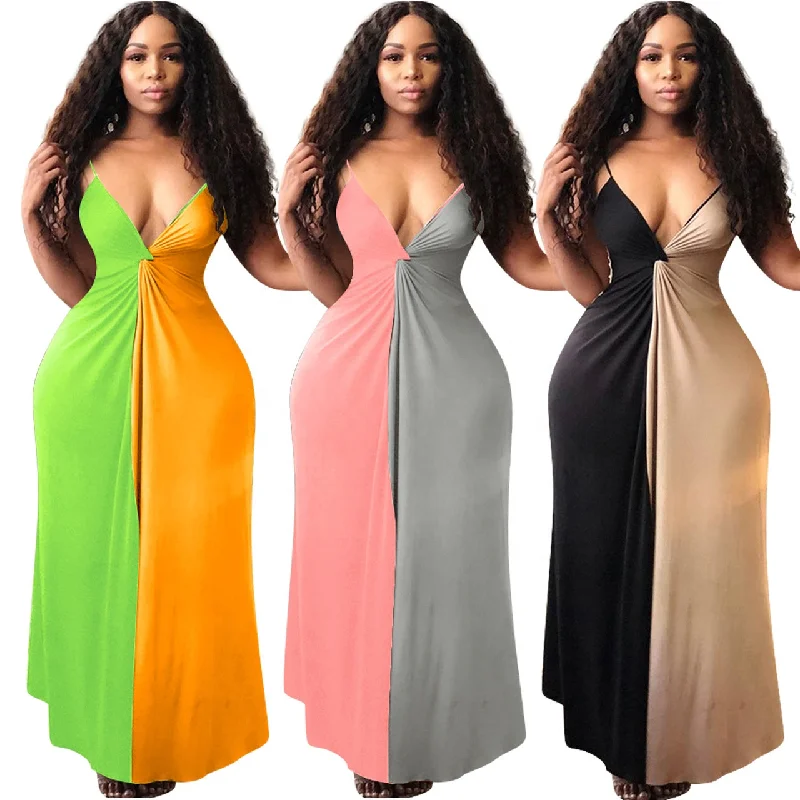 Stylish Outerwear Clothing For Women J8537 Wholesale casual dresses women summer maxi summer dress spaghetti slip long maxi dress