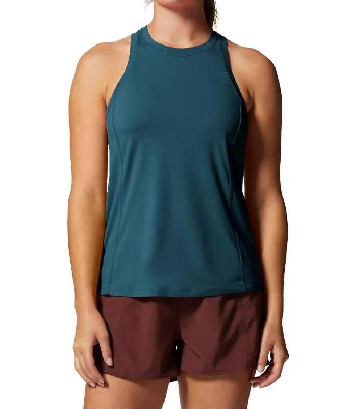 Fashionable Women's Outfit Crater Lake Tank Top In Dark Marsh