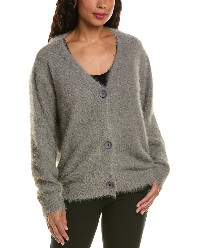 Women's Tops And Clothing HL Affair Fuzzy Eyelash Cardigan