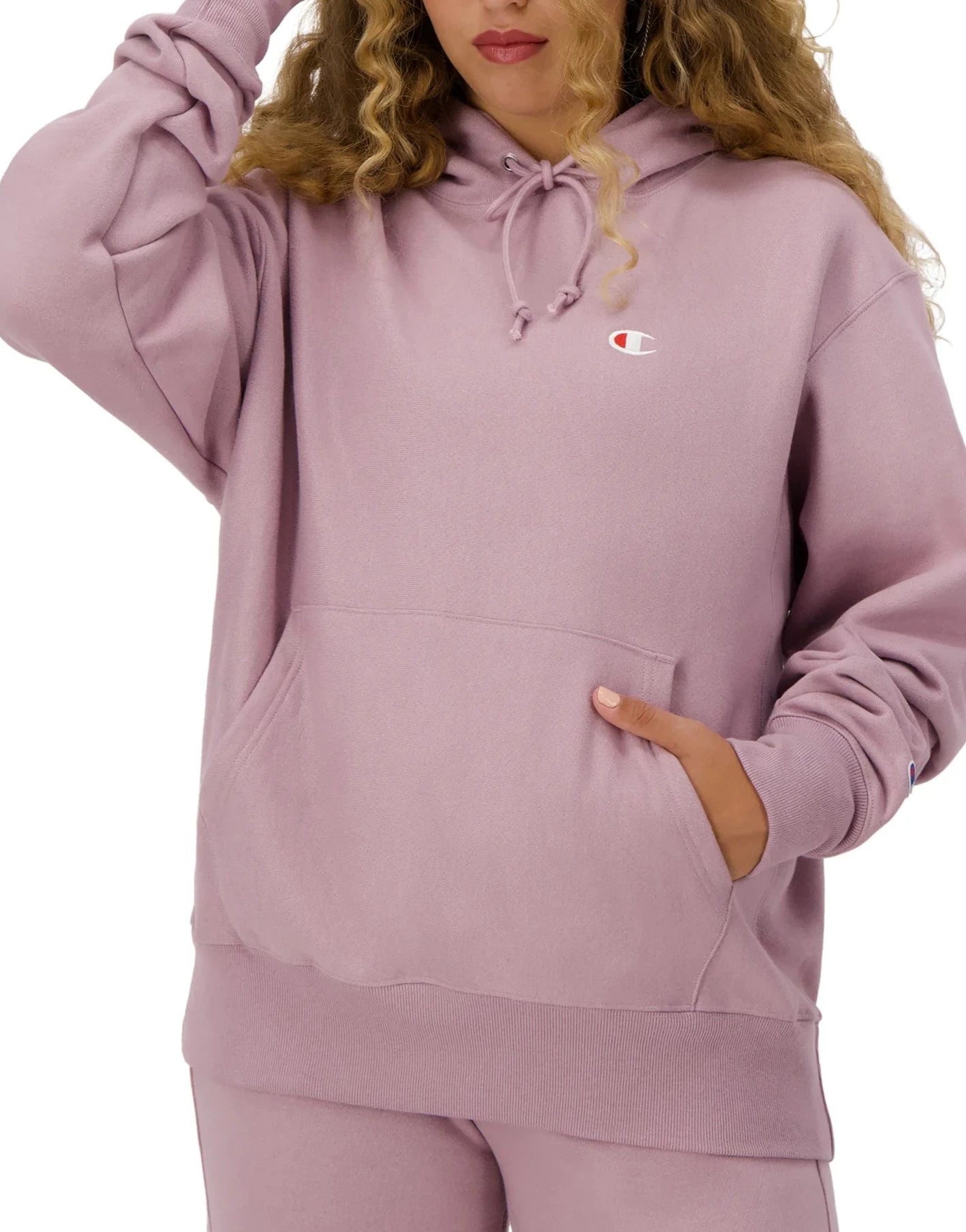 Formal Outfit For Women Women's C Logo Reverse Weave Oversized Hoodie