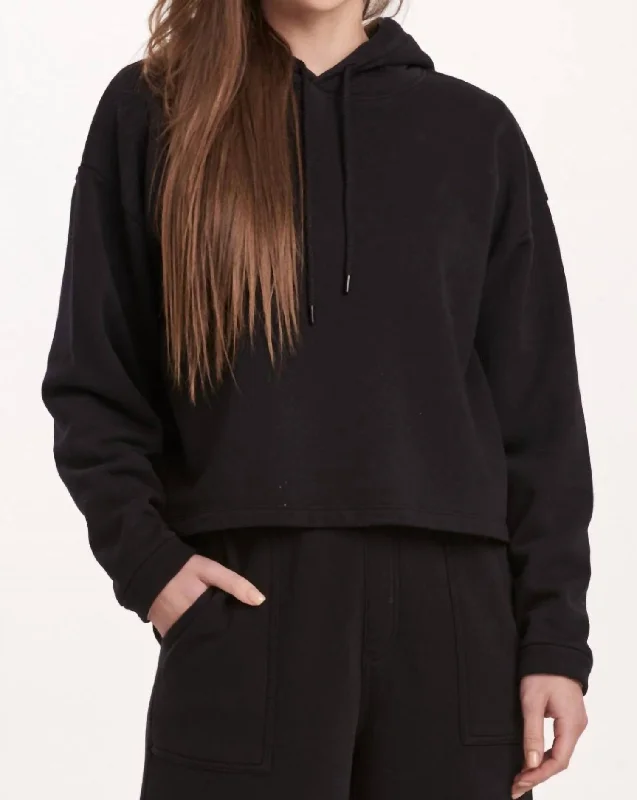 Women's Comfortable Lounge Garments Paxton Hoodie In Black