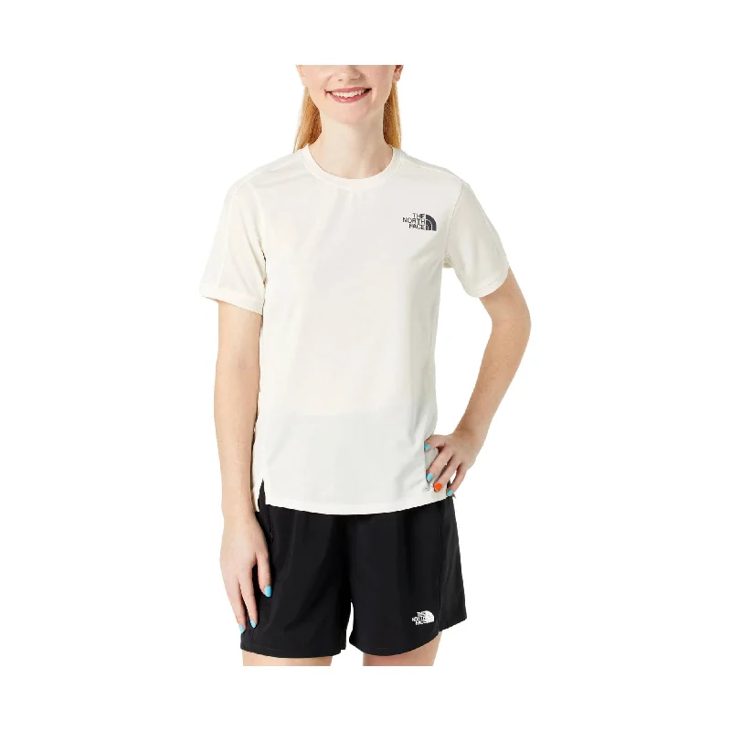 Modern Women's Clothes The North Face Women's Sunriser Short Sleeve - White Dune FINAL SALE