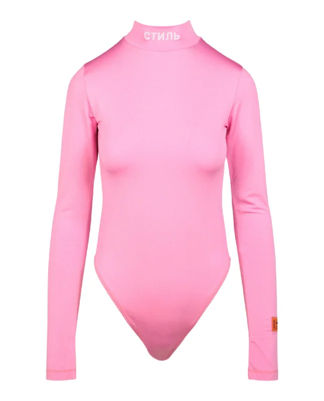 Women's Professional Garments Long Sleeve Stretch Bodysuit