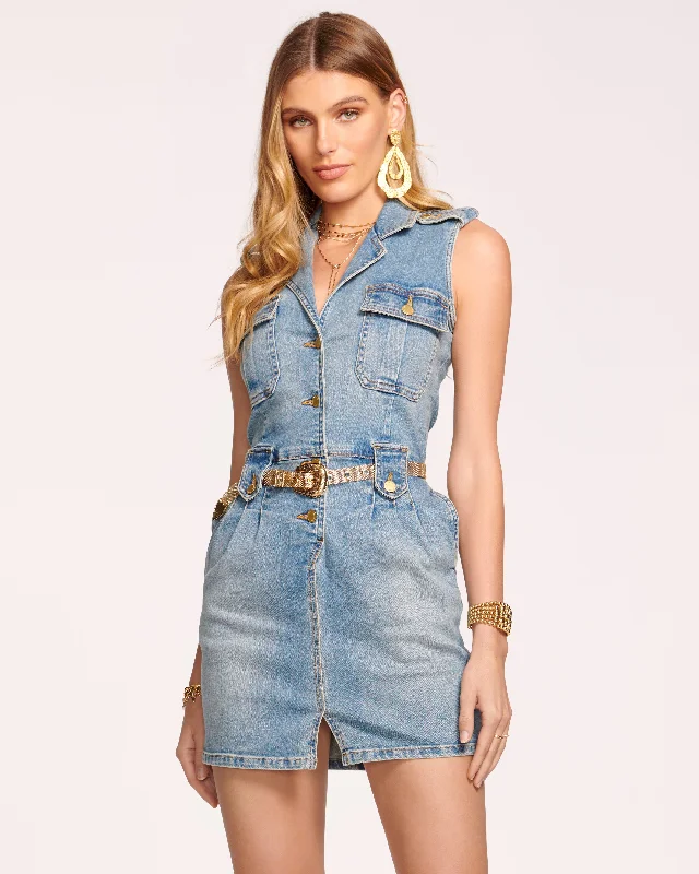 Women's Clothing For Travel Hedi Denim Mini Dress