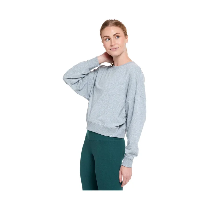 Women's Everyday Attire Tasc Women's Studio Sweatshirt - Perfect Gray Heather - ONLINE STORE CREDIT/EXCHANGE ONLY