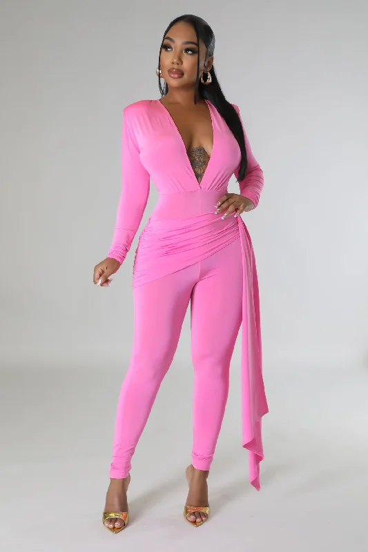 Women's Comfortable Lounge Garments Laelynn Jumpsuit