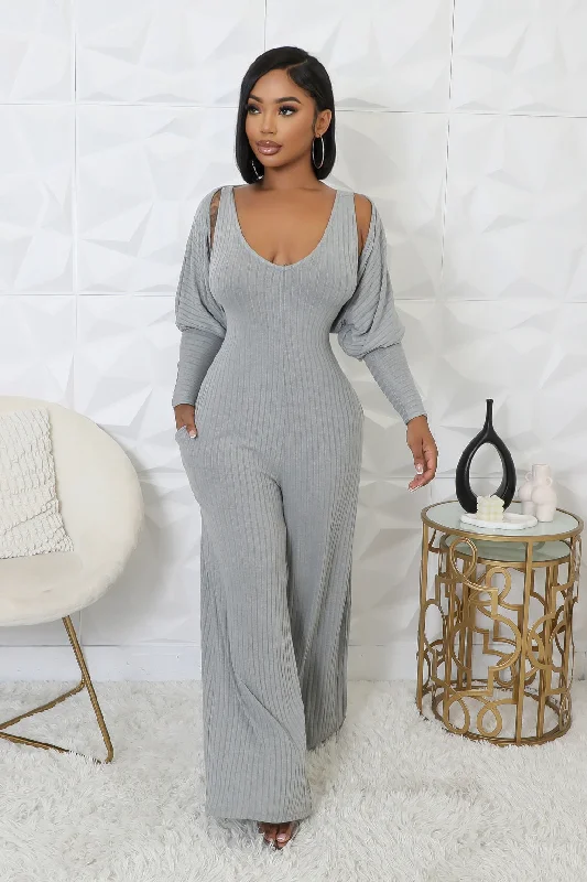 Women's Holiday Clothes 2pc New Story Jumpsuit Set