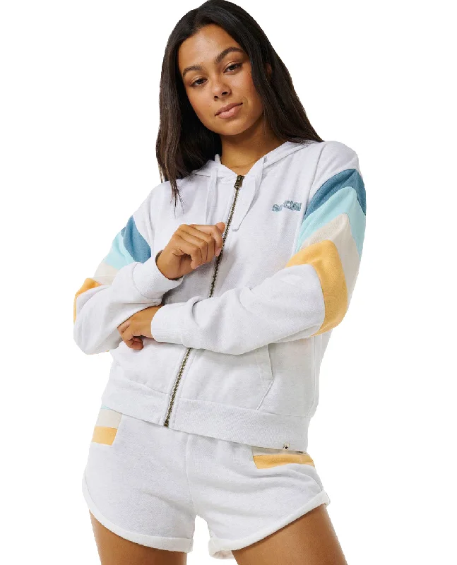 Chic Women's Attire RIP CURL SURF REVIVAL ZIP THRU HOODIE