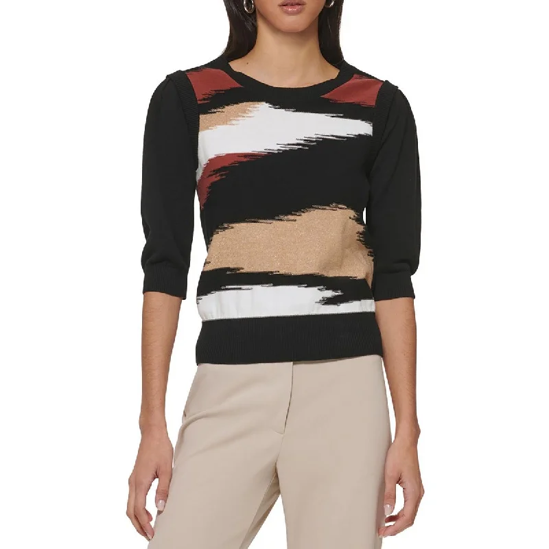 Women's Casual Wear Clothes Womens Crewneck Sweater Pullover Top