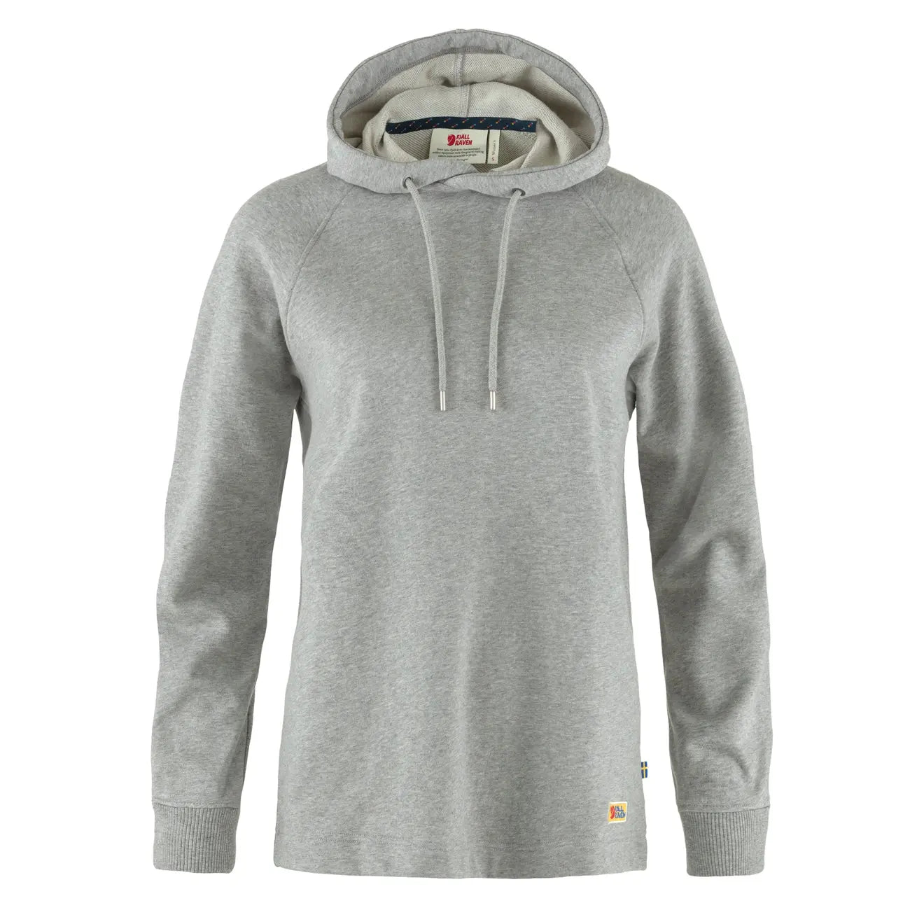 Women's Casual Garments Fjallraven Womens Vardag Hoodie Grey Melange
