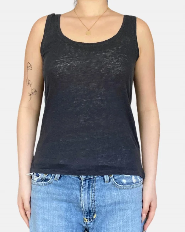 Women's Clothing For Outdoor Events Telord Knit Tank Top In Graphite