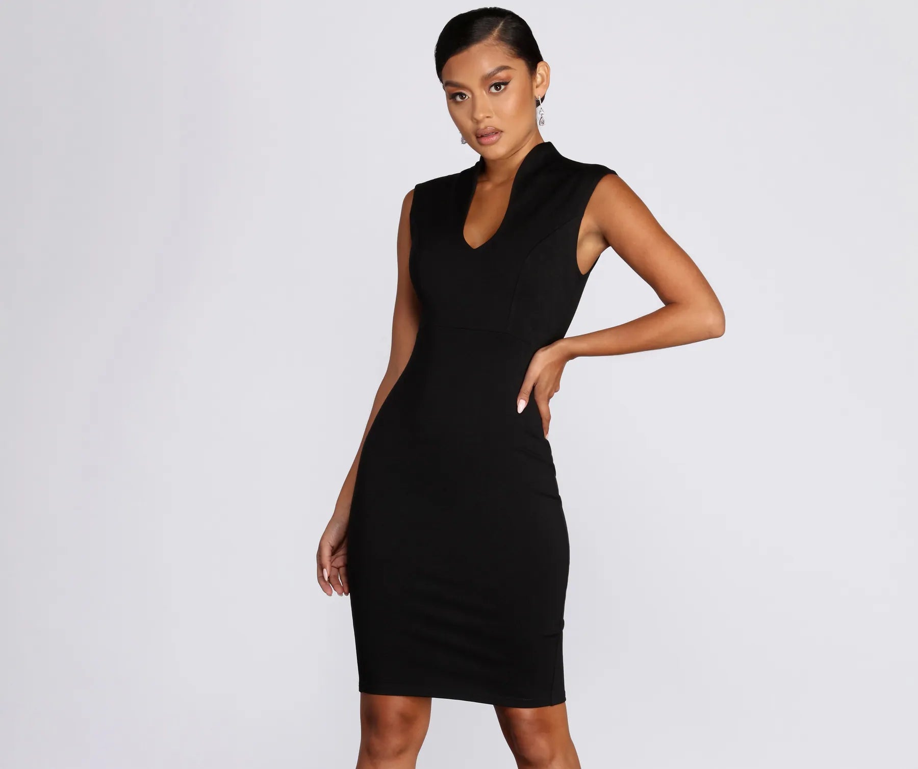 Women's Holiday Clothing Tonight Is Love Midi Dress