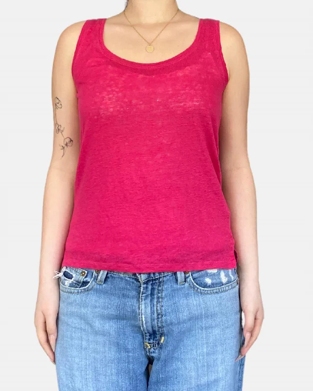 Women's Vintage-Inspired Clothing Telord Knit Tank Top In Grenadine