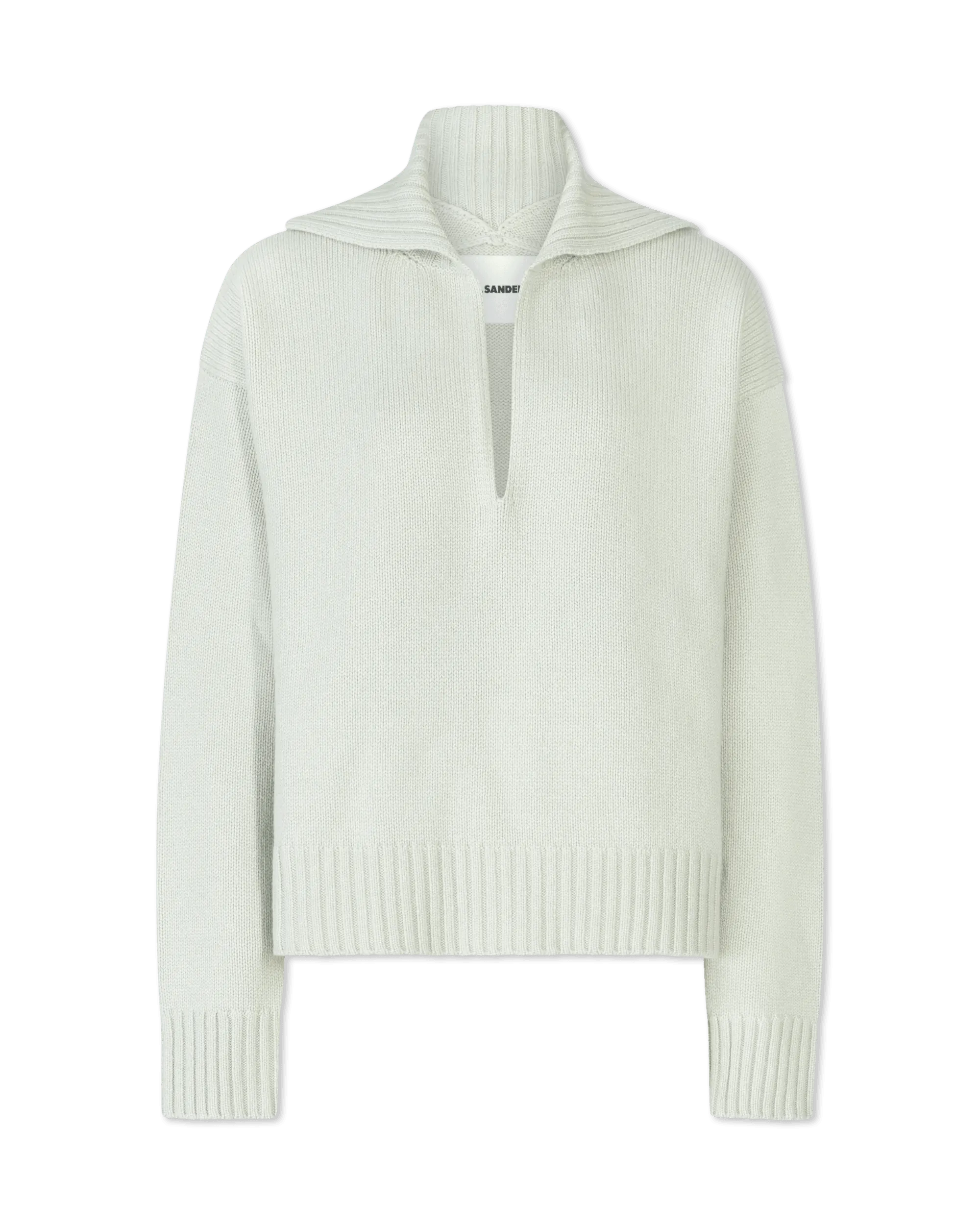 Women's Contemporary Apparel V-Neck Collar Long Sleeve Sweater