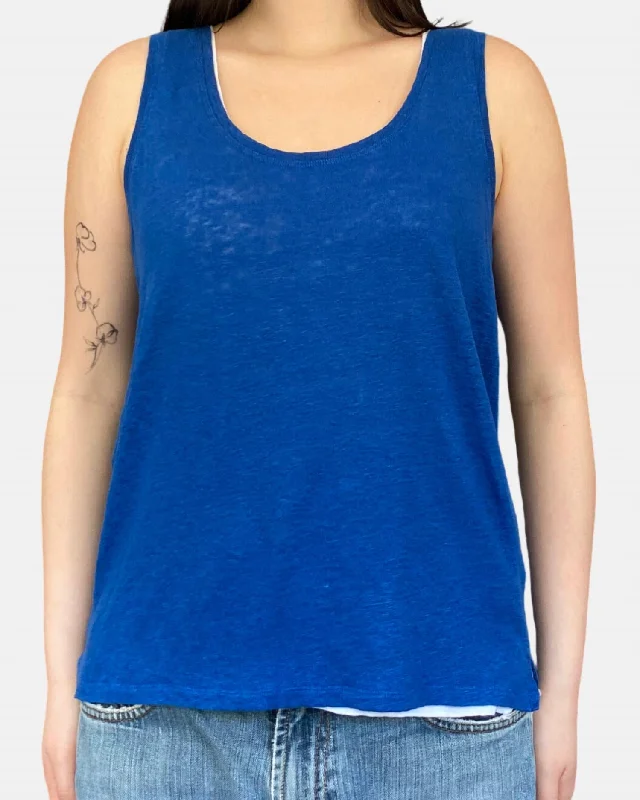 Women's Plus-Size Apparel Telord Knit Tank Top In Riviera