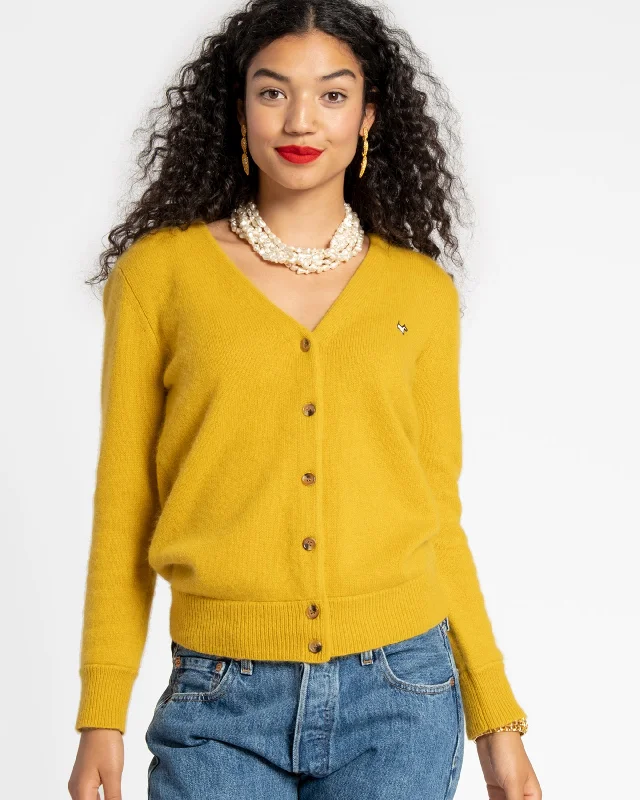 Women's Evening Outfit Collegiate Sweater Light Mustard