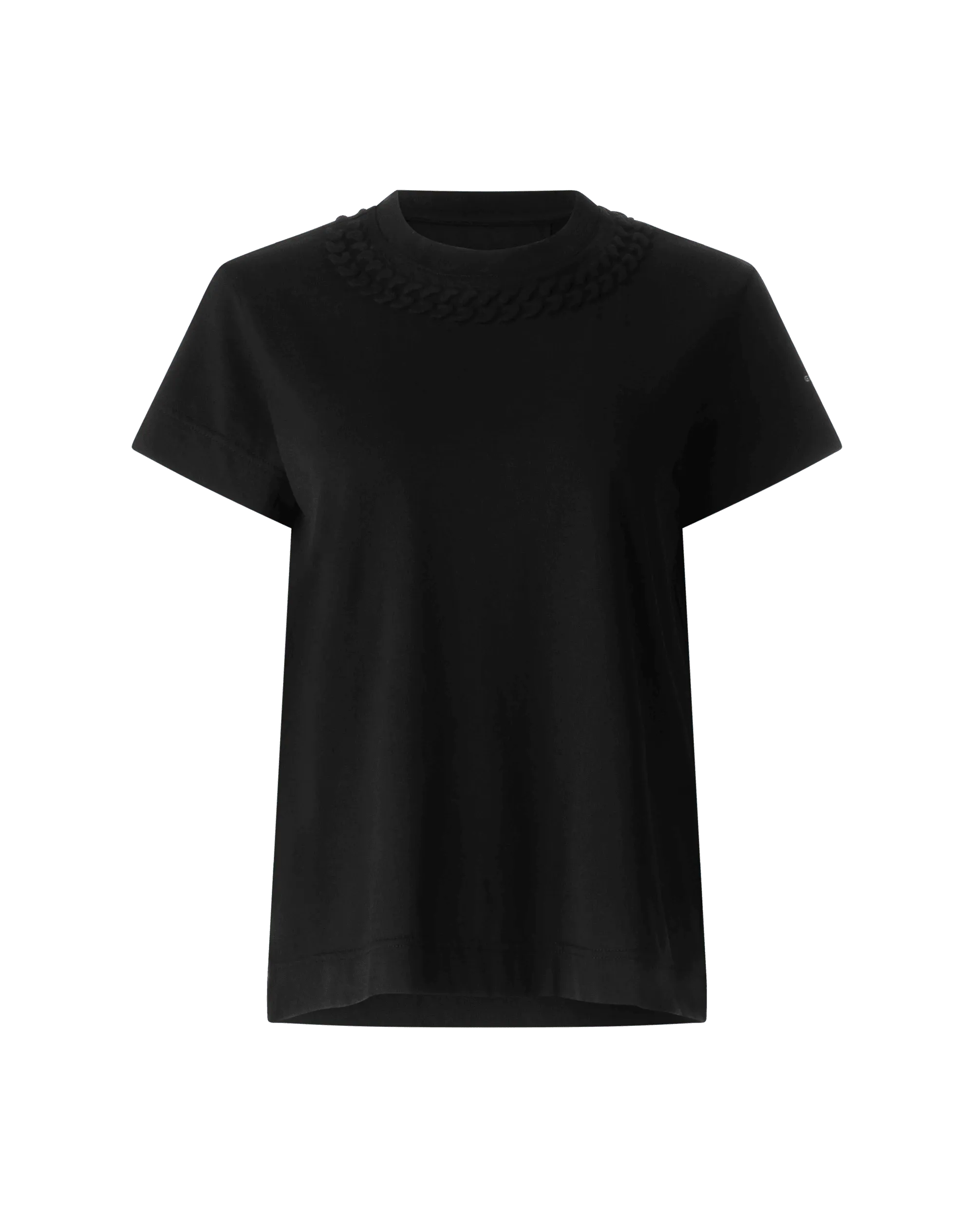 Women's Clothes And Garments Embossed Jersey T-Shirt