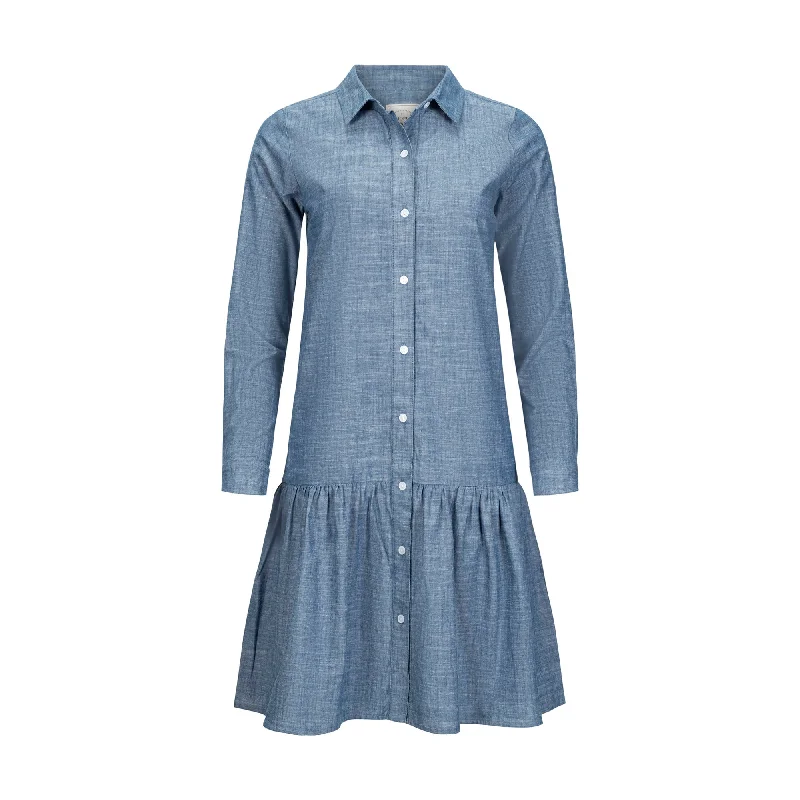 Chic Clothing For Women Organic Drop Waist Shirt Dress