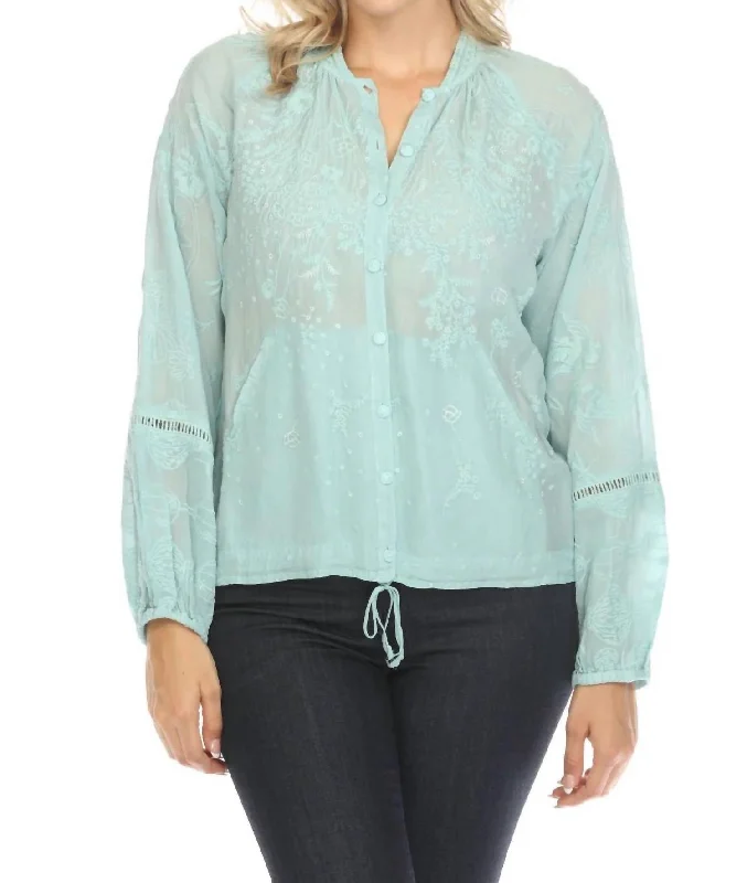 Women's Casual Wear Clothing Gwyn Meadow Jacket In Blue