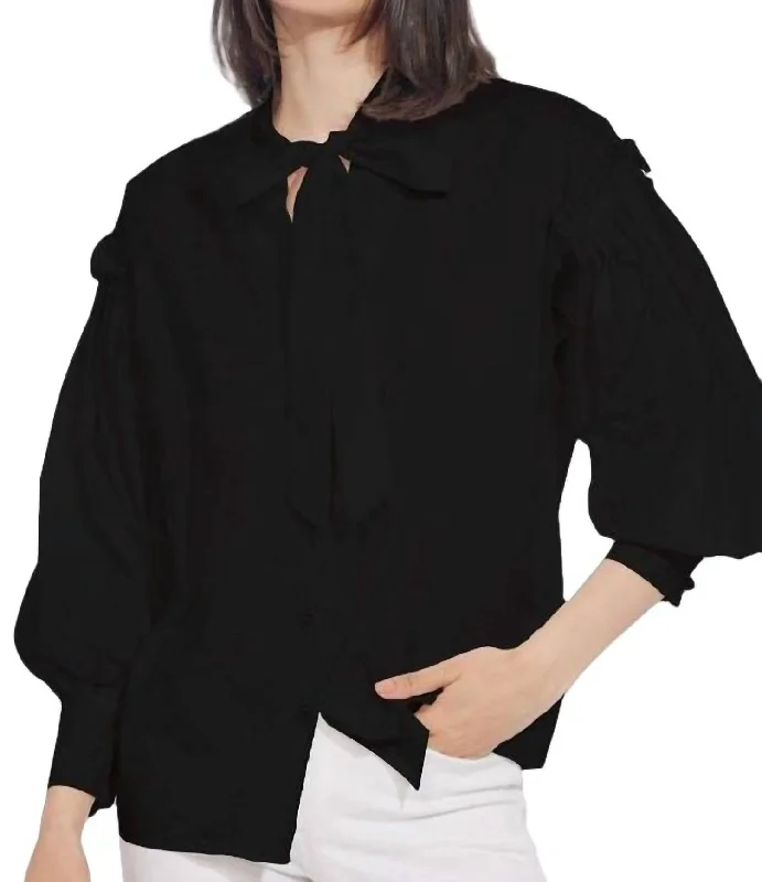 Timeless Women's Apparel Viola Blouse In Black