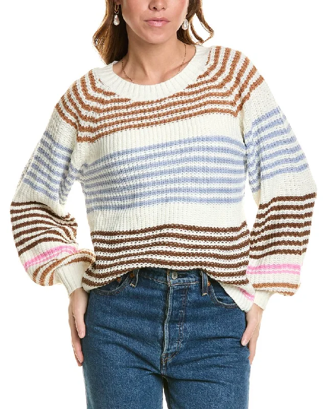 Plus-Size Women's Garments LUXE ALWAYS Shaker Rib Sweater