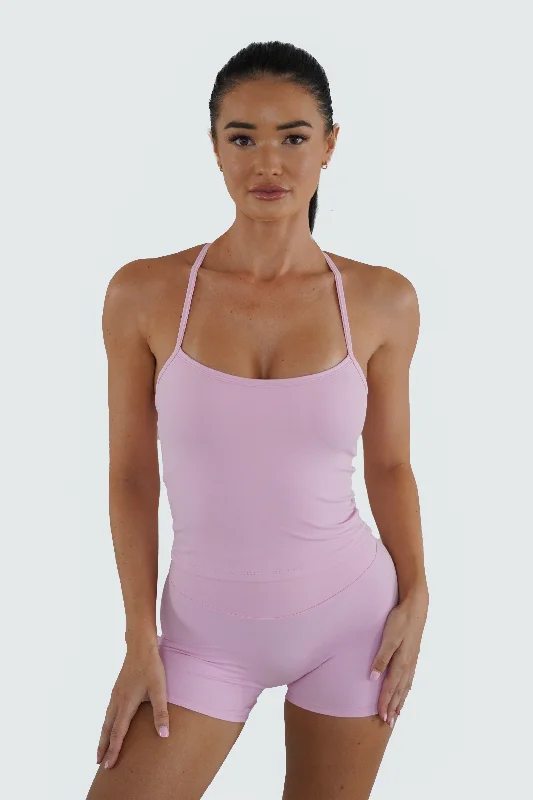 Women's Work Outfit For The Office SLEEK TANK TOP - BABY PINK