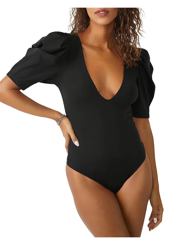 Women's Comfortable Garments Va Va Voop Womens Solid Nylon Bodysuit