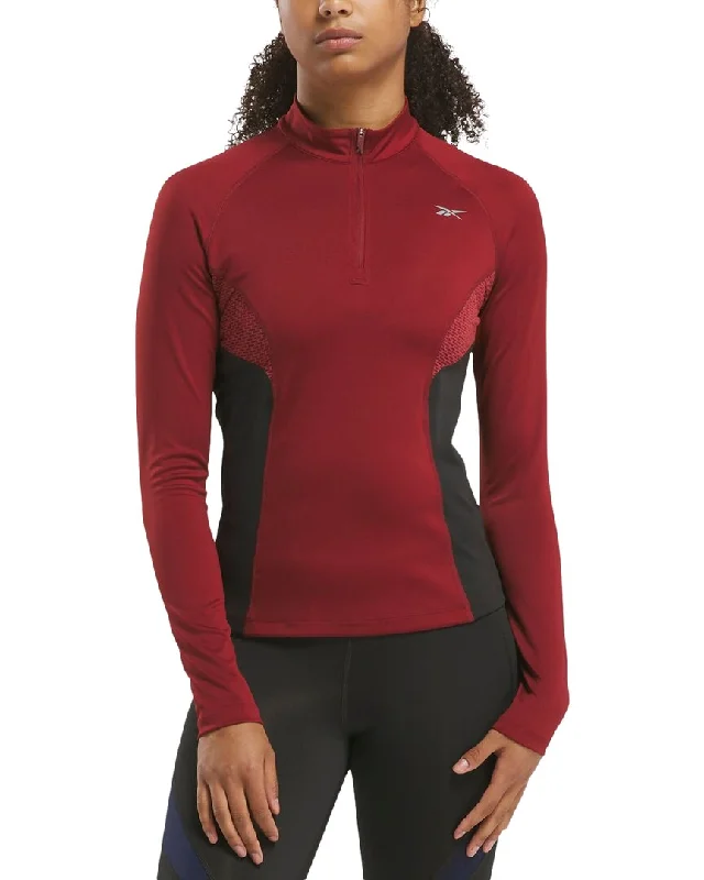 Women's Holiday Attire Reebok Running 1/4 Zip Pullover