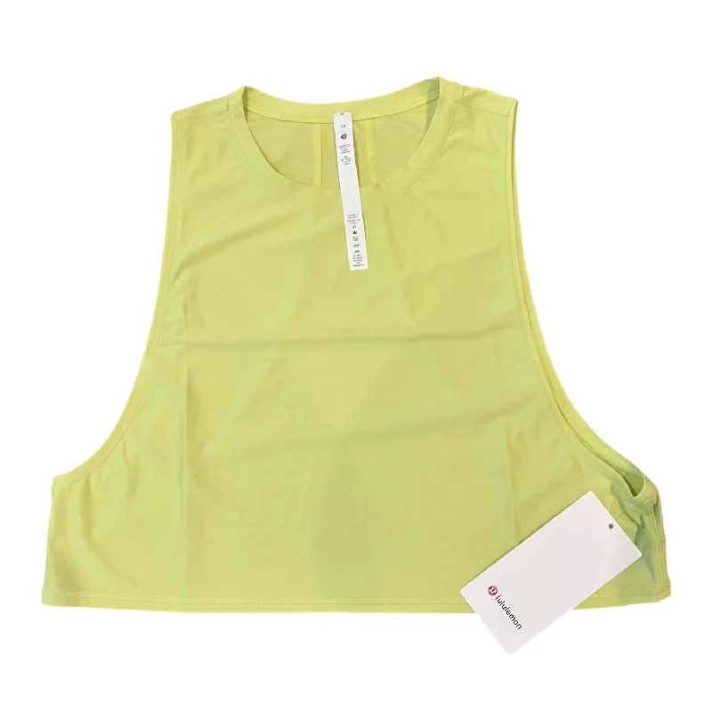 Charming Everyday Clothing For Women Women's Muscle Love Cropped Tank Top Tough In Levi /green