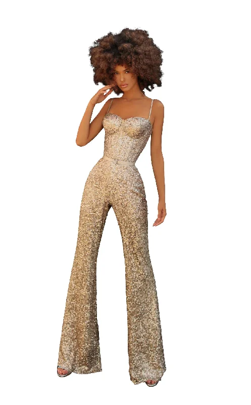 Women's Clothing Apparel Sets Tarik Ediz 51163 Jumpsuit