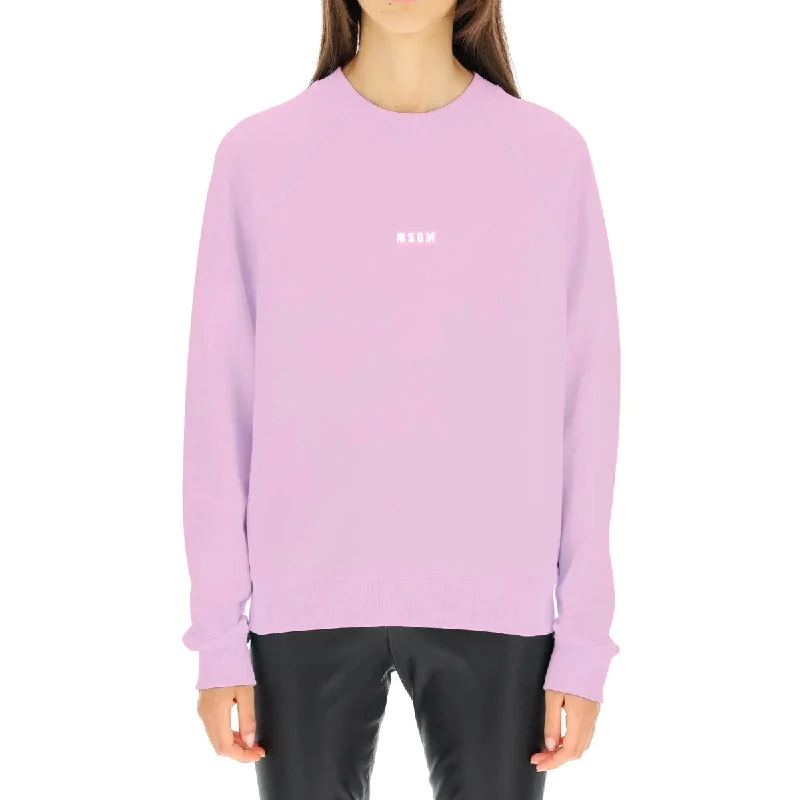 Women's Chic Outfit Women's Micrologo Print Sweatshirt Pink