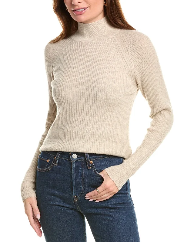 Formal Outfit For Women Brodie Cashmere Wool & Cashmere-Blend Skinny Mock Neck Jumper