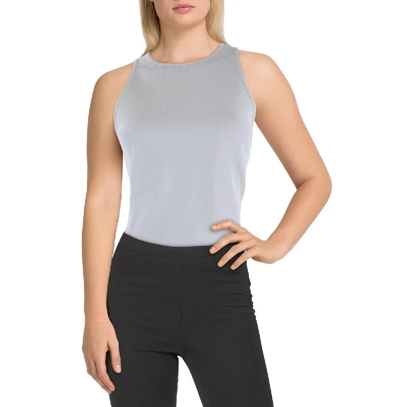 Women's Activewear Apparel Womens Ribbed Halter Bodysuit