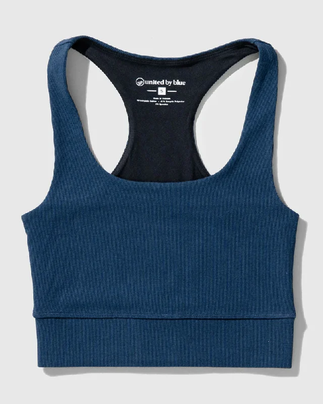 Women's Festive Attire EcoKnit™ Ribbed Sports Bra