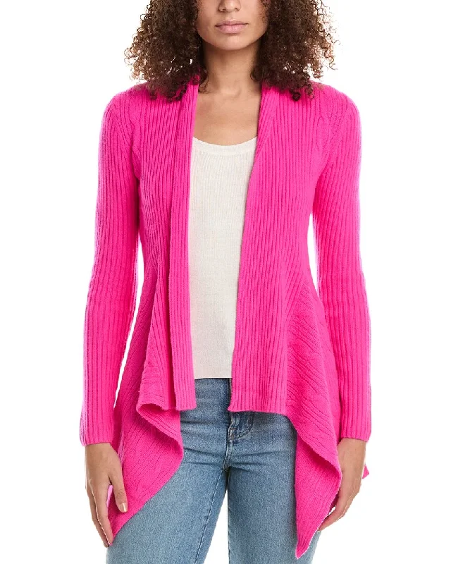 Women's Casual Apparel Autumn Cashmere Cable Drape Cashmere & Wool-Blend Cardigan