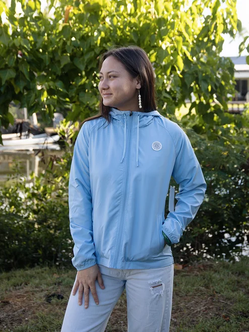Women's Trendy Clothing HIC SEASCAPE ZIP JACKET - SKY