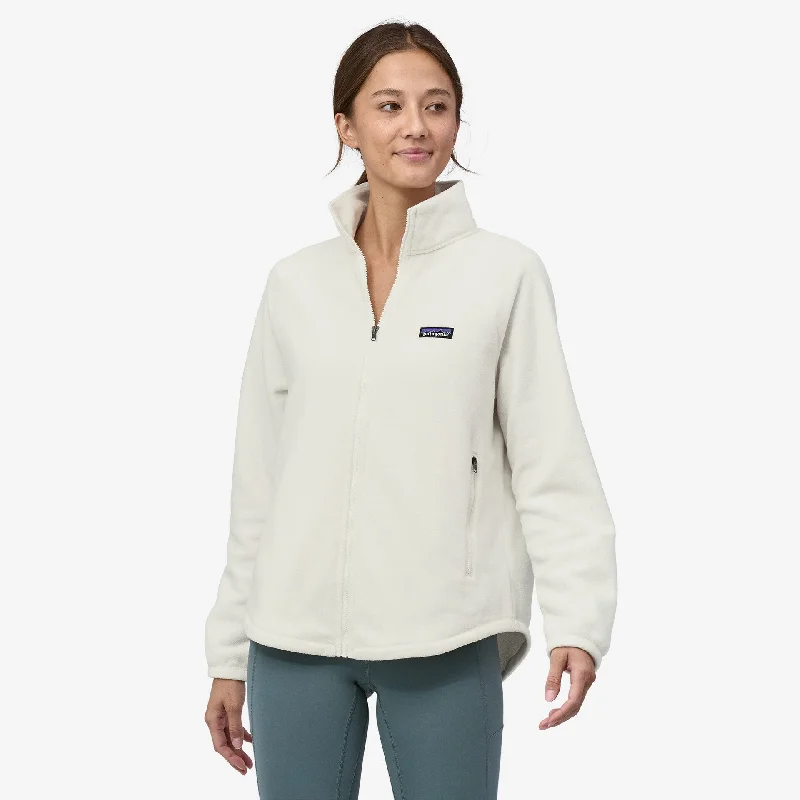 Women's Professional Clothes Patagonia Women's Classic Microdini Fleece Jacket - BIRCH WHITE