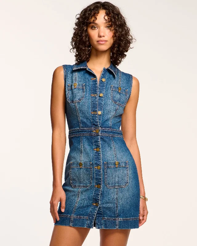 Women's Evening Attire Katalina Denim Mini Dress