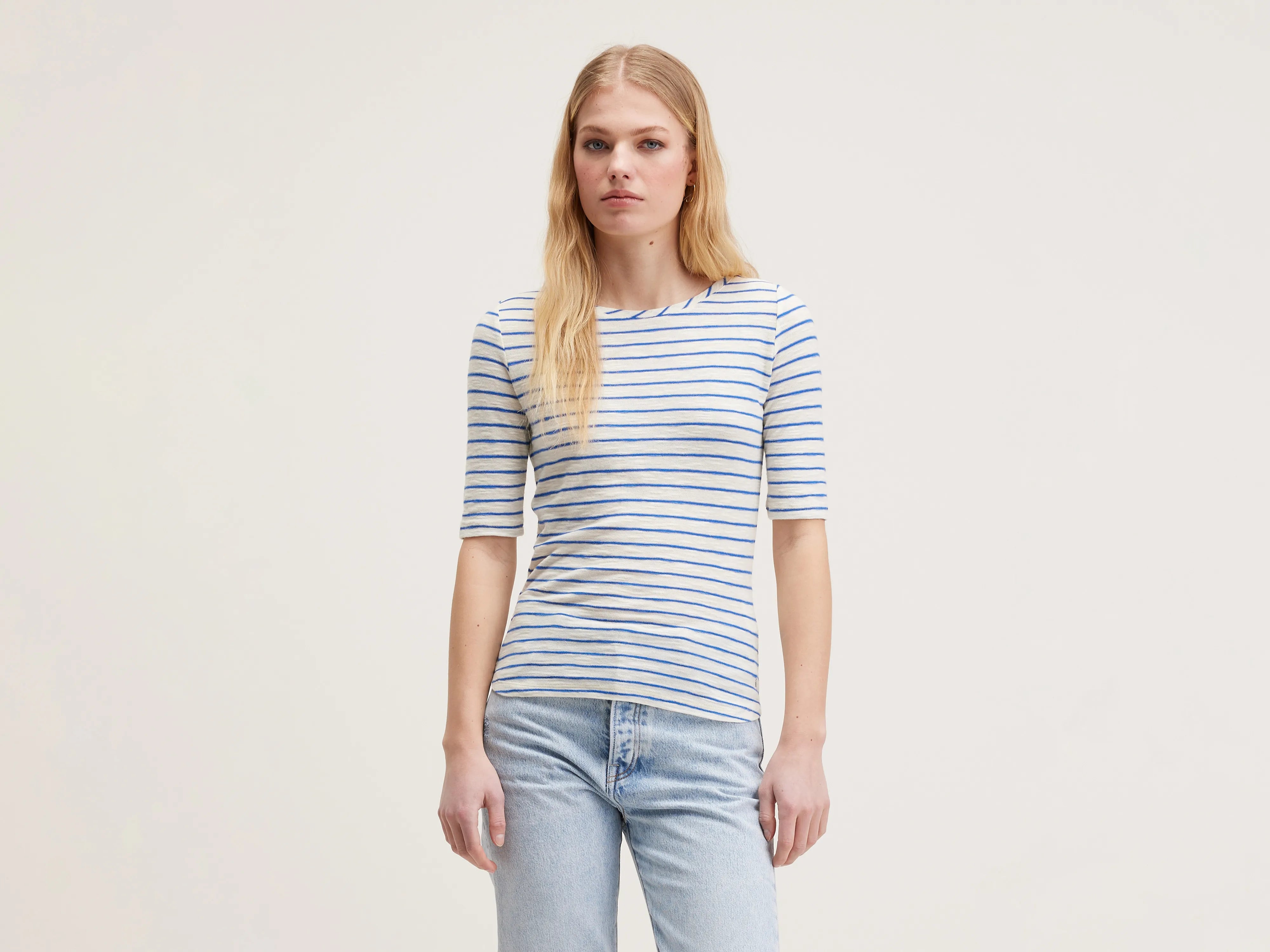 Women's Clothing Seas slim t-shirt (242 / W / STRIPE A)